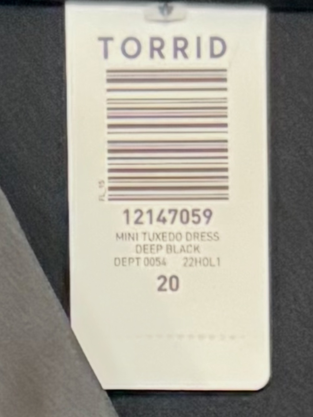 NWT Torrid Mini Tuxedo Dress 3x
